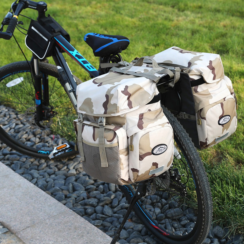 50L Large Capacity Waterproof Long Distance Bike Pannier Bag Rear Rack Bag