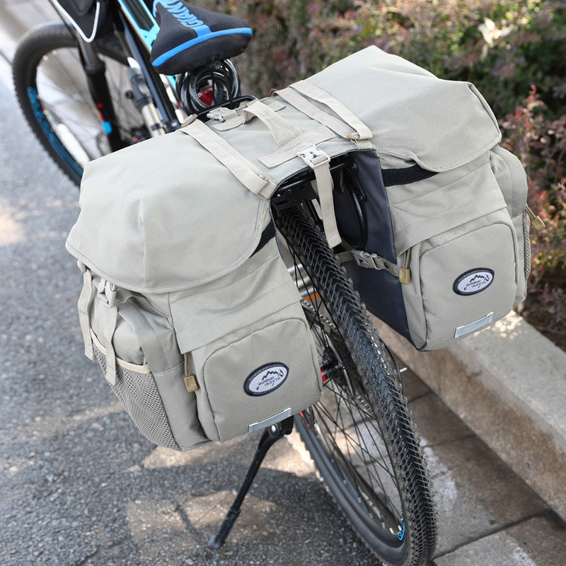 50L Large Capacity Waterproof Long Distance Bike Pannier Bag Rear Rack Bag