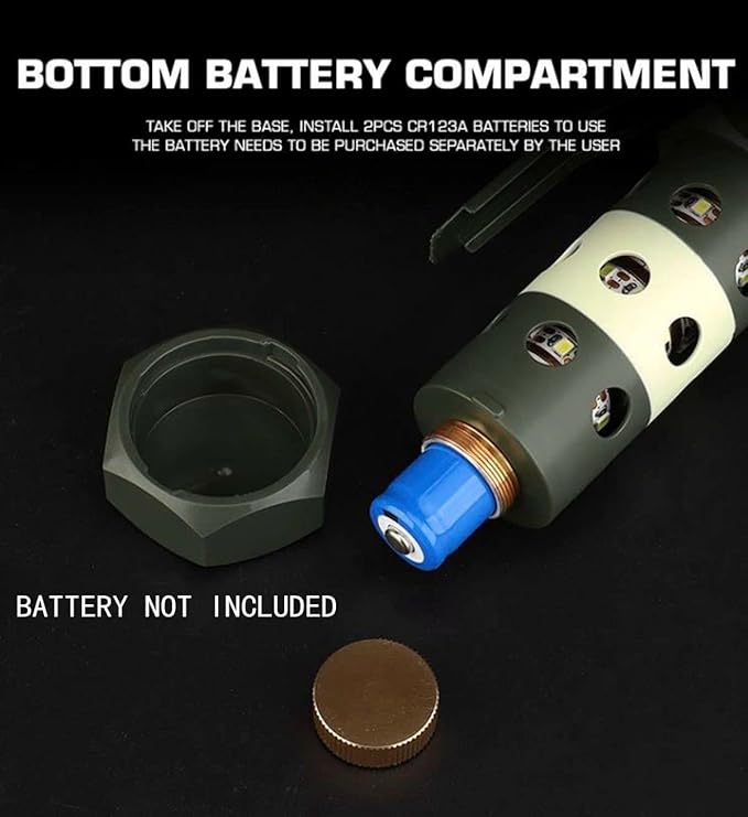 Camping Lantern Tactical Lantern Flashlight Battery Powered Waterproof Tent Light